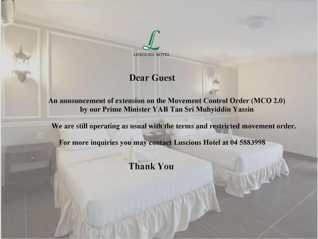 Luscious Hotel Bukit Mertajam